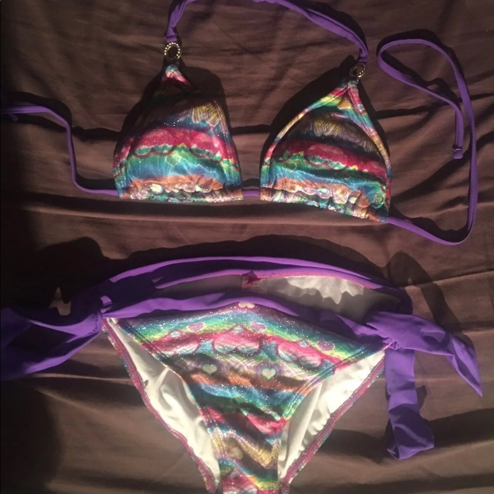 Purple bikini